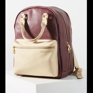 Fawn Design Diper Backpack in oxblood